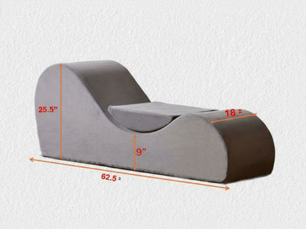 Solace - Chaise Lounge Chair Relaxation, Ergonomic Design With Soft Yet Firm High Density Foam Core