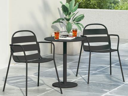 Terra Nova - Bistro Set - Matte Black
