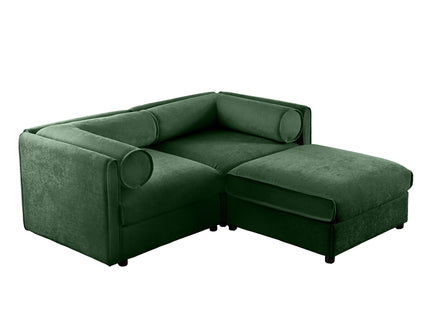 Contemporary Elegant Sofa With Storage And Ottoman