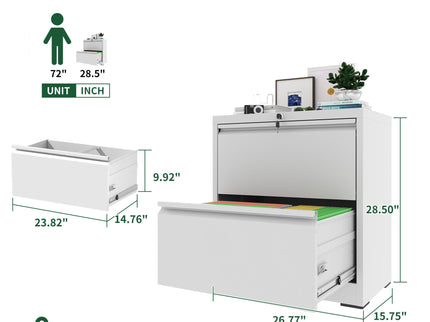 Premium Drawer Metal Lateral File Cabinet With Lock