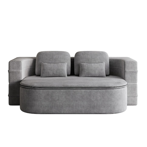 2 In 1 Foldable Sofa Bed With Multi Functional Blanket