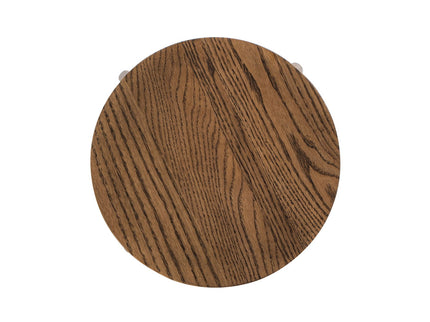 Spencer - Minimalist Oak Adjustable Bar Counter Stool - Walnut Brown Oak