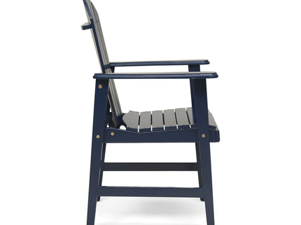 Outdoor Weather Resistant Acacia Wood Adirondack Dining Chairs (Set of 2)
