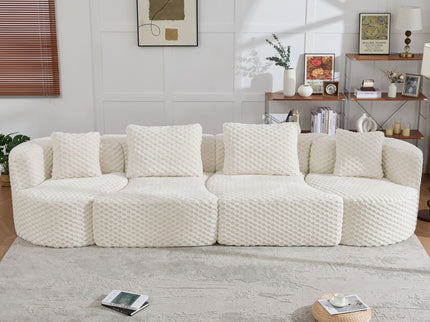 Modular Sectional Sofa With Free Combination Design