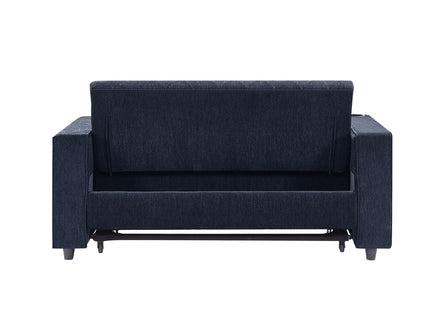 Pull-Out Sofa Bed Convertible Couch With Adjustable Backrest For Living Room
