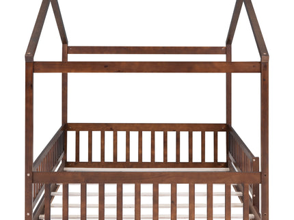 Bed House Bed Frame With Fence