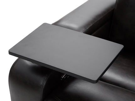 Power Motion Recliner With USB Charging Port And Hidden Arm Storage 2 Convenient Cup Holders Design And 360 Degree Swivel Tray Table