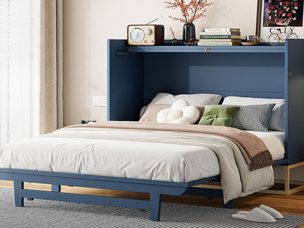 Murphy Bed With Iron Legs, Modern Design