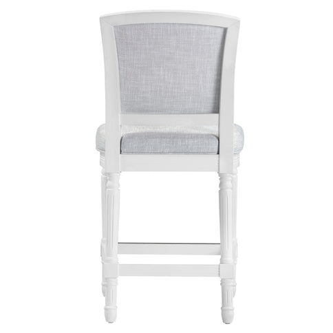 Stool With Upholstered Seat And Back