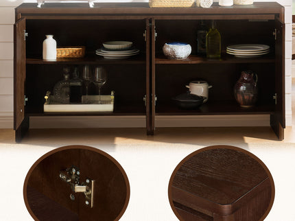 Sideboard Buffet Cabinet With Adjustable Shelves