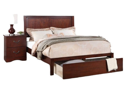 Bed With 2 Panel Headboard