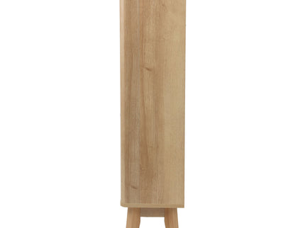 Entryway Shoe Cabinet With Flip Down Storage, Ultra Thin Freestanding Design For Home Use - Oak