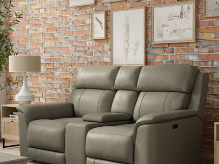 Oslo - Dual Power Reclining Loveseat With Console