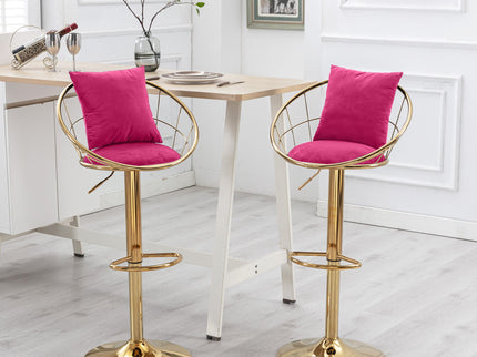 Unique Design Bar Chair, 360 Degree Rotation, Adjustable Height, Suitable For Dining Room And Bar