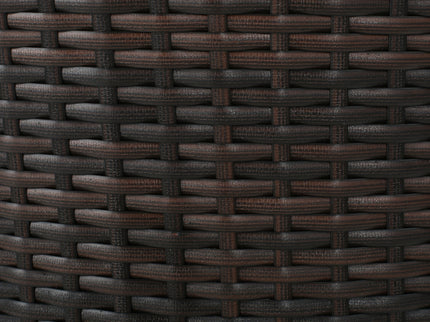 Outdoor 31" Rattan Barstools With Waterproof Cushions (Set of 2) - Multi Brown
