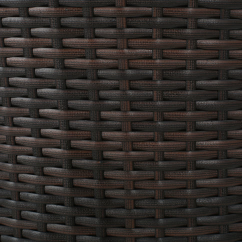 Outdoor 31" Rattan Barstools With Waterproof Cushions (Set of 2) - Multi Brown