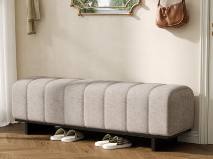 Indoor Dining Bench For Dining Room - Oatmeal