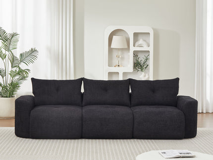 3 Seater With Thickened Armrests Sofa For Living Room