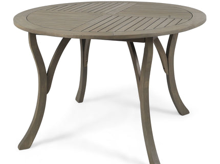 Hermosa - Outdoor Acacia Wood Table Circular Design