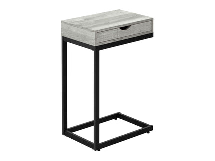 Accent Table, C - Shaped Contemporary Elegant Desig