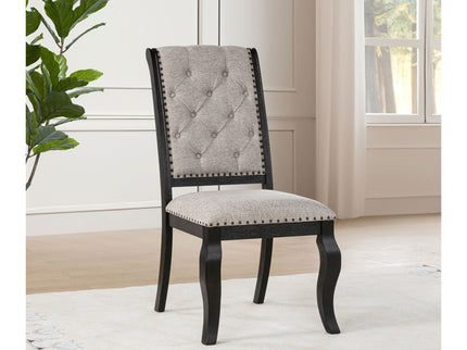 Kinzler - Side Chairs (Set of 2) - Tan / Black