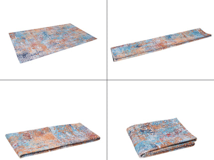 Maval - Abstract Washable Area Rug