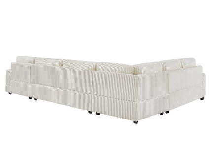 Oversized Sectional Sofa U - Shaped Sofa Couch Modern Sofa Upholstered In Soft With A Chaise Lounge For Living Room