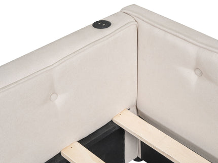 Platform Bed With USB Ports