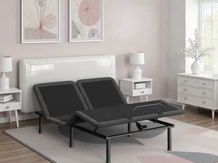 Quick Assembly Adjustable Bed Frame With Voice Activated Controls