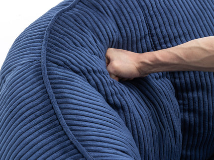 Giant Bean Bag Chair Sofa For Living Room - Dark Blue