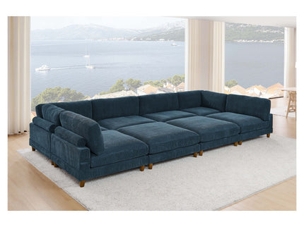 Modern Modular Sectional With Adjustable Back Support