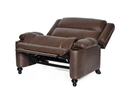 Tufted Design Wide Manual Recliner Chair
