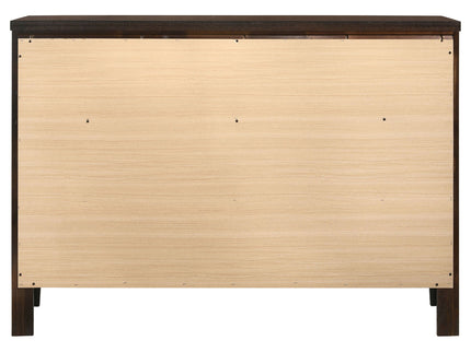 Wedgewood - 6 Drawers Dresser - Cappuccino