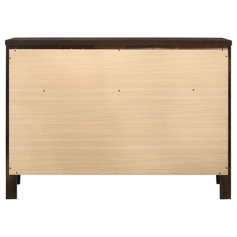Wedgewood - 6 Drawers Dresser - Cappuccino
