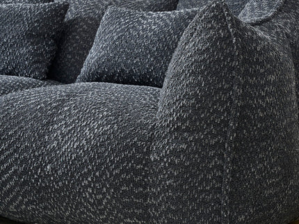 Comfortable Dual Beanbag Chair With High Resilience Foam Core For 2 People