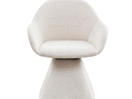 180° Rotating Accent Chair For Living Room - Beige