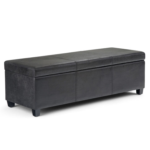 Avalon - Contemporary Storage Ottoman Bench