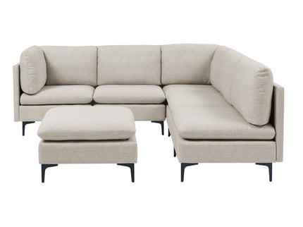 Upholstered Modular Sectional & Tall Legs