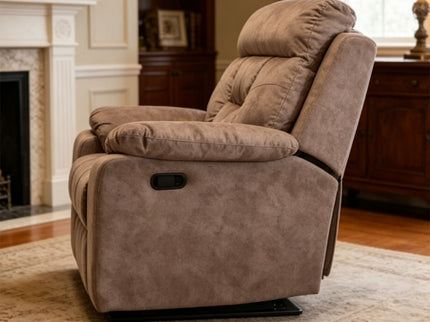 Electric Lift Chair With Heating And Massage, 180° Recline - Brown