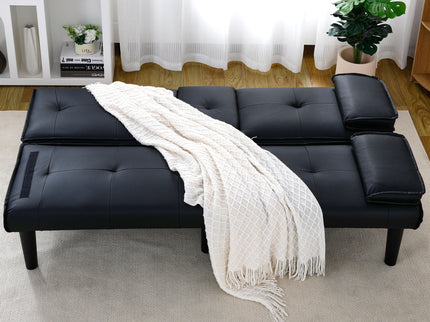 Sofa Bed With Foldable Design And Cup Holder