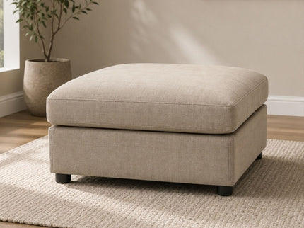 Ottoman With Durable Upholstery For Versatile Use