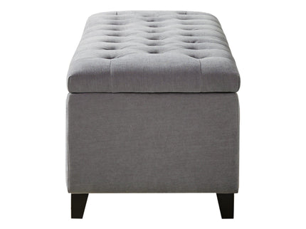 Elegant Design Tufted Top, Soft Close Storage Bench