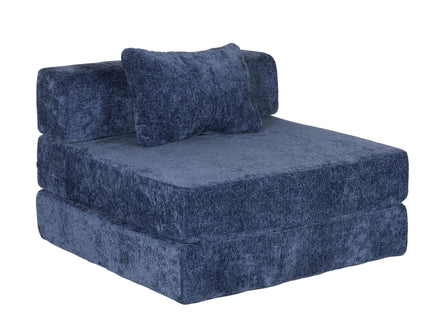 Convertible Floor Sofa Bed With Fixed Shape Frame For Living Room
