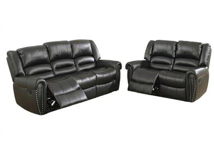 Modern Living Room Set With Nailhead Trim