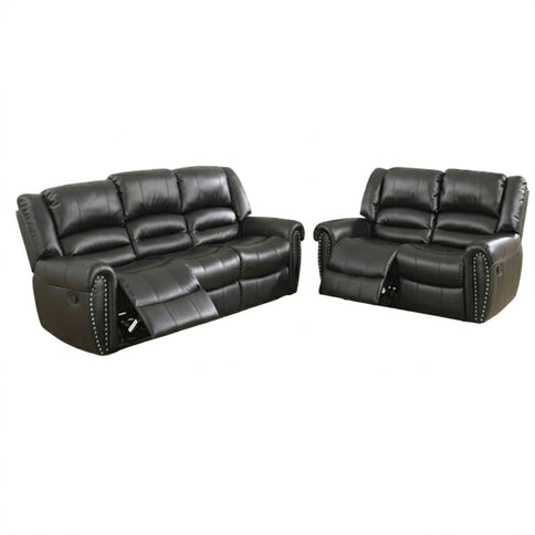 Modern Living Room Set With Nailhead Trim