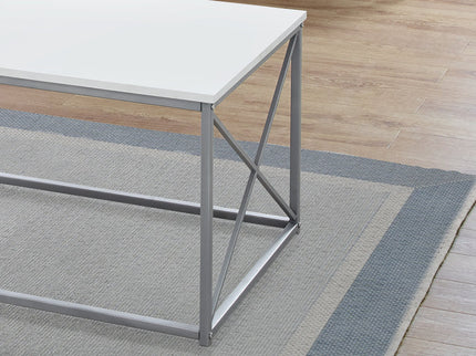 Table Set, Coffee, End, Side, Accent, Living Room, Contemporary, Modern (Set of 3) - White