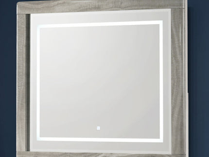 Jazz - LED Mirror With Touch Sensor Switch (Dresser Not Included) - White