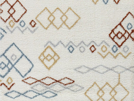 Loft Shag - 7'10" X 9'10" Shaggy Area Rug, Polypropylene - Ivory