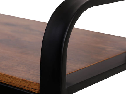 Hall Tree With Shoe Bench For Entryway With 9 Removable Hooks
