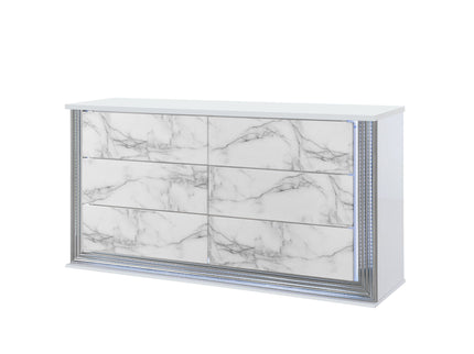 Moon - Dresser With LED Lighting - Marble